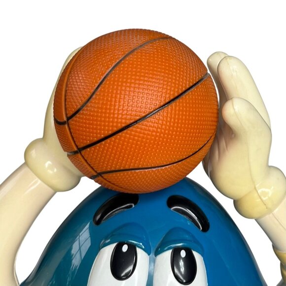 M&Ms Candy Dispenser Basketball Player Figurine Blue Collectible Plastic - Picture 4 of 8